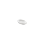 Thumbnail image #1 for Kadra Kitchenware Vikko Lightning VL-0563 Oval White Sauce Dish, 3-Inch Case of 12