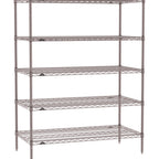 Thumbnail image #1 for Metro Super Erecta SE-2454K4-63-S5 Wire Stationary Starter Wire Shelving Unit, 54"W x 24"D x 63"H, 600 lb. capacity per shelf, 2000 lb. capacity per