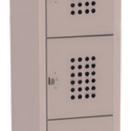 Thumbnail image #1 for SPG International Kelmax 4K0071 Five-Tier Single-Wide Steel Locker, 12"W x 15"D x 66"H, Padlock Hasp Latch
