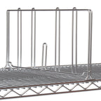 Thumbnail image #1 for Tarrison Products Ltd. TS-SD424C Metal Wire Shelf Divider, 24"D x 4"H, for Mail Sorting Rack