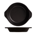 Thumbnail image #1 for Libbey Cast Iron CIS-17 Pie Plate, 7-1/2", Round, with Handles, Black