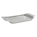 Thumbnail image #1 for TableCraft Products Better Burger 20005 Rectangular Stainless Steel Serving Tray, 10" x 7" x 1/2" Case of 12