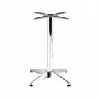 Thumbnail image #1 for G & A Commercial Seating AB2626 Aluminum Table Base, 26" x 26" Base Spread, 28-1/2" Dining Height, Polished Finish