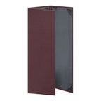 Thumbnail image #1 for Risch Iridescent IRI-3V 4.25X14 Padded Shimmer Faux-Leather Triple-Fold Menu Cover, 4-1/4 x 14 in, 3-View Case of 25