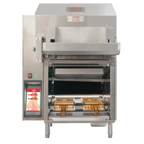 Thumbnail image #1 for Nieco LLC (Middleby) MV62-2-E Electric Countertop Conveyor Broiler with Double 7-Foot Broiling Belts and Touchscreen Controls