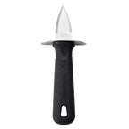 Thumbnail image #1 for TableCraft Products Perfect Grip 10975 Oyster Shucker, 420 Stainless Steel, Black Plastic Handle Case of 12