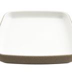 Thumbnail image #1 for G.E.T. 21373-TOH/SND Square Melamine Plate, 6.5", Touch of Honey Interior/Sandstone Exterior Case of 24