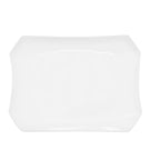Thumbnail image #1 for CAC China Clinton RCN-H14 Rectangular Porcelain Platter, 12-1/2"L x 9-3/4"W x 2-1/4"H, Super White 1 Dozen