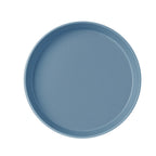 Thumbnail image #1 for Cal-Mil Hudson 22500-10-111 Deep Bowl, 120 oz, 10" Diameter x 3-1/2"H, Stackable, Round, Stone Blue Case of 6