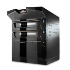 Thumbnail image #1 for Fiero (Formerly Forza Forni) Italforni BULL-M2 2-Deck Electric Modular Deck Oven, Refractory Stone Decks, 36-3/5" W, Casters