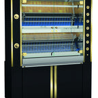 Thumbnail image #1 for Rotisol USA GrandFlame GF1375-5G-LUX Gas Countertop Rotisserie Oven, 56-1/8 in W, 25-30 Chicken Capacity, Black Enamel