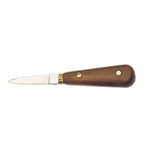 Thumbnail image #1 for Matfer Bourgeat 121042 Oyster Knife, 2-3/8" Stainless Steel Blade, Wood Handle
