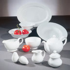 Thumbnail image #2 for Ten Strawberry Street Royal White RW0016 China Creamer, 9 oz, with Handle Case of 6