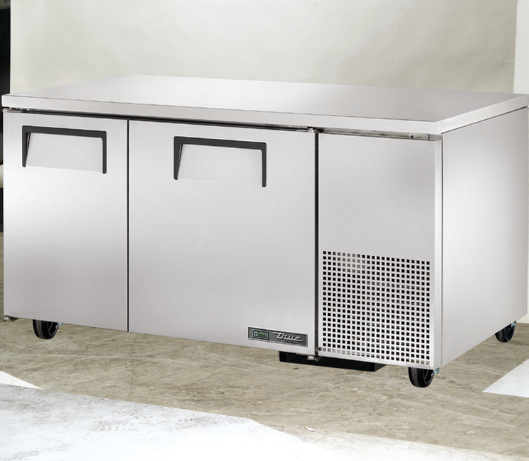 Product image #6 for True 60-Inch Deep Undercounter Freezer with 2 Solid Doors and Side-Mounted Self-Contained Refrigeration