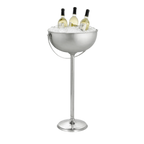 Thumbnail image #2 for TableCraft Products Remington RS2132 Stainless Steel Round Beverage Stand with Handles, 10-1/4 qt., 16" Dia. x 32-1/2"H