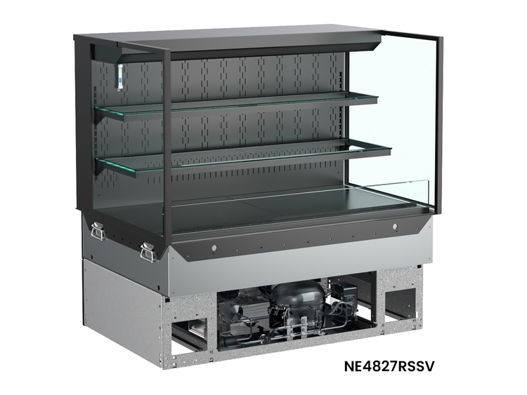 Product image #5 for Reveal® Self-Service Refrigerated Slide-In Counter Case, 47-3/4-Inch Wide, Breeze-E Self-Contained