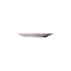 Thumbnail image #2 for Steelite International Folio, Porcelain 62581FP813 6.5" Round Porcelain Rim Plate, Scalloped Edge, Adelina Double Line Maroon Case of 2 Dozen
