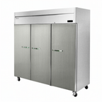 Thumbnail image #1 for Blue Air FSE LLC BSR72T-HC Three-Section Reach-In Refrigerator, 72 cu. ft., Top-Mounted Self-Contained, Solid Doors, Stainless Steel