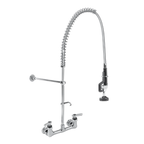 Thumbnail image #1 for Component Hardware Encore KLP53-11L4-S Wall-Mount Pre-Rinse Faucet Assembly, 8" Centers, 35-1/2" Flexible Gooseneck with Spray Head Case of 6