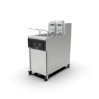 Thumbnail image #1 for Giles Enterprises GBF-80G Gas Fryer, Natural/LP, 18-in Open Vat, 1 Well, 80-lb Oil Capacity, Computer Controls