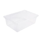 Thumbnail image #1 for CAC China FS1F-9C 13-Gallon Full-Size Clear Polycarbonate Food Storage Box, 26 x 18 x 9 Inches Case of 4