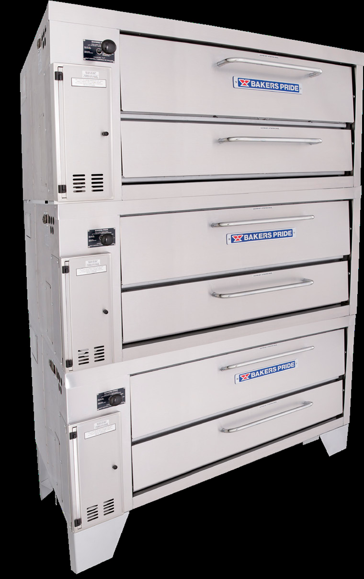 Product image #5 for Bakers Pride Super Deck Series Triple-Deck Gas Pizza Deck Oven, 36 Inch x 34-1/2 Inch Bake Deck