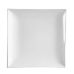 Thumbnail image #1 for CAC China Tokyia TOK-7 Porcelain Square Plate, 7-Inch, Bone White Case of 3 Dozen