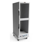 Thumbnail image #1 for Lockwood Manufacturing CA67-PFIN-34CDD-R Mobile Heated Proof/Hold Cabinet, Full Height, Clear Dutch Doors, Aluminum, 33-Pan