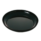 Thumbnail image #1 for Thunder Group Pearl RF1112B Round Melamine Salad Platter, 12 in, Black Case of 24