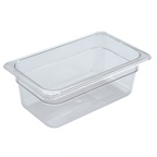 Thumbnail image #1 for Libertyware 2144 1/4 Size Clear Polycarbonate Food Pan, 4" Deep, Anti-Jam Case of 36