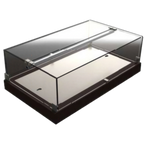 Thumbnail image #1 for Equipex LLC TE-58C Ambient Pastry Display Case, Dual Hinged Plexiglass Cover, Eutectic Chill Plate, 23-1/8"W x 14"D x 7-7/8"H
