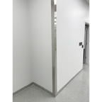 Thumbnail image #2 for IMC/Teddy CGO4-48 Outside Corner Guard, Stainless Steel, 4" x 4" Legs x 48"H, 90° Bend