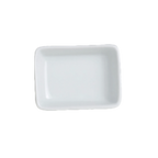 Thumbnail image #1 for Steelite International Varick, Pub 6900E596 2 oz Rectangular Porcelain Tray, 3-1/4 x 2-3/8 inches Case of 3 Dozen