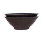 Thumbnail image #2 for G.E.T. Durango - EGS D1008RR-LAP/CH Melamine Bowl, 40 oz., 8-3/8 in. Round, Two-Tone, Lapis/Chocolate Case of 6