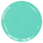 Thumbnail image #1 for Vertex China Vista VRE-PP-G Pizza Plate, 13-1/8" Round, Rolled Edge, Green, Polished Foot