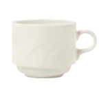 Thumbnail image #1 for Libbey Flint 950093107 Stackable China Coffee Cup, 8-1/2 oz.