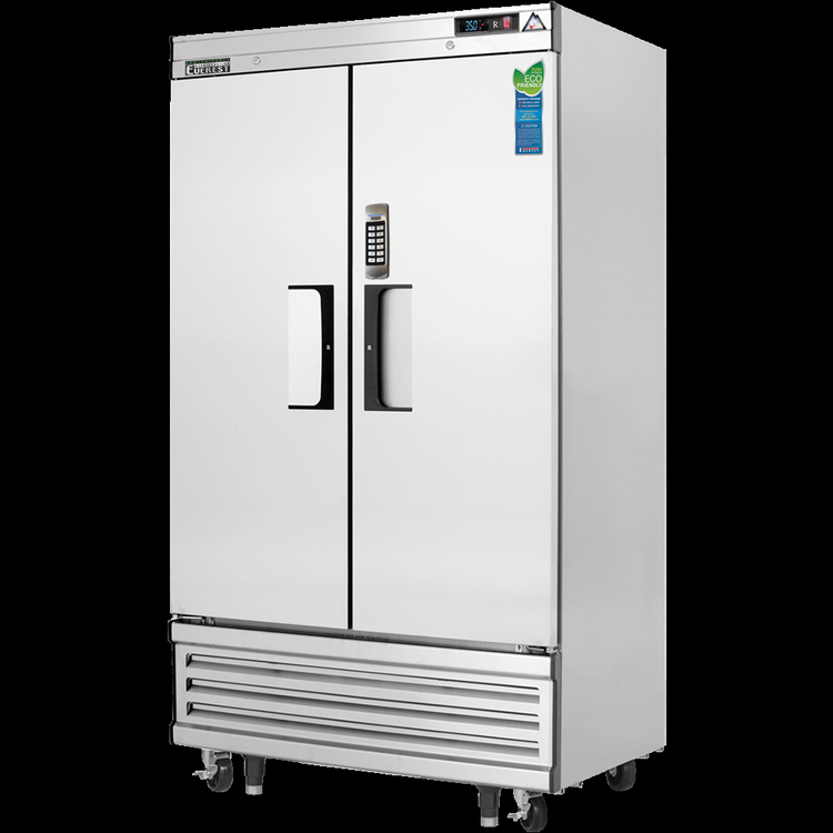 Product image #5 for Two-Section Laboratory Refrigerator with Solid Self-Closing Doors, 33 Cu. Ft., Bottom-Mounted Refrigeration