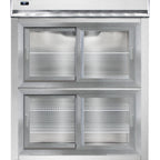 Thumbnail image #3 for Continental Refrigerator Designer Line D2RESNSGDHD Two-Section Wide Reach-In Refrigerator, Sliding Glass Doors, Self-Contained Refrigeration