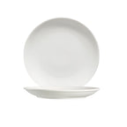 Thumbnail image #1 for CAC China Lincoln 101-25C Porcelain Coupe Plate, 14-Inch Round, Bone White Case of 4