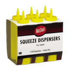 Thumbnail image #1 for TableCraft Products Cash & Carry C112M 12 oz Yellow Mustard Squeeze Dispenser with Cone Tip Case of 12