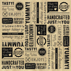 Thumbnail image #1 for G.E.T. P-GT-1212-BR Sandwich/Deli Wrap Paper, 12" x 12", Brown, Grease-Resistant