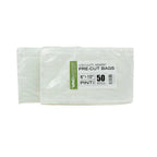 Thumbnail image #1 for Alfa International VacMaster 947200 Vacuum Sealer Pre-Cut Bags, Pint Size, 6 x 10 in, Full Mesh, 3 mil