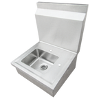 Thumbnail image #1 for IMC/Teddy WS-1D Wall-Mounted Stainless Steel Hand Wash Sink with Electronic Faucet, 19-1/4"W x 20-1/2"D x 29-1/4"H
