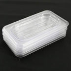 Thumbnail image #2 for Hakka Brothers Corp Clivia P19HC Gastronorm Pan Lid, 1/9 Size, Clear Polycarbonate, Wide Flange