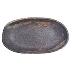 Thumbnail image #1 for Steelite International Creations, Quarry 7192TM301 Melamine Free-Form Bowl, 2.75 qt, 17 x 9.5 x 3 in, Quarry Pattern