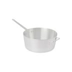 Thumbnail image #1 for Browne USA Foodservice Thermalloy® 5813911 10-1/4 qt Aluminum Tapered Saucepan, Without Cover, Riveted Handle & Helper Handle