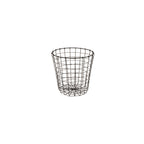 Thumbnail image #1 for G.E.T. Urban Renewal WB-317-MG Round Powder-Coated Iron Serving Basket, Metal Grey, 8 x 8 in Case of 12