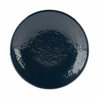 Thumbnail image #1 for G.E.T. Pebble Creek - EGS D638RR-LAP Round Coupe Melamine Plate, 6-3/8" Diameter, Lapis, Pebble Textured Case of 6