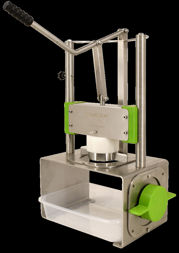 Product image #4 for Omcan USA Tabletop Pineapple Corer & Peeler Machine with Dual Stainless Steel Blades