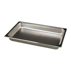 Thumbnail image #1 for Steelite International DW Haber DW04FP 4 qt Rectangular 18/10 Stainless Steel Food Pan, 2.75 in Deep